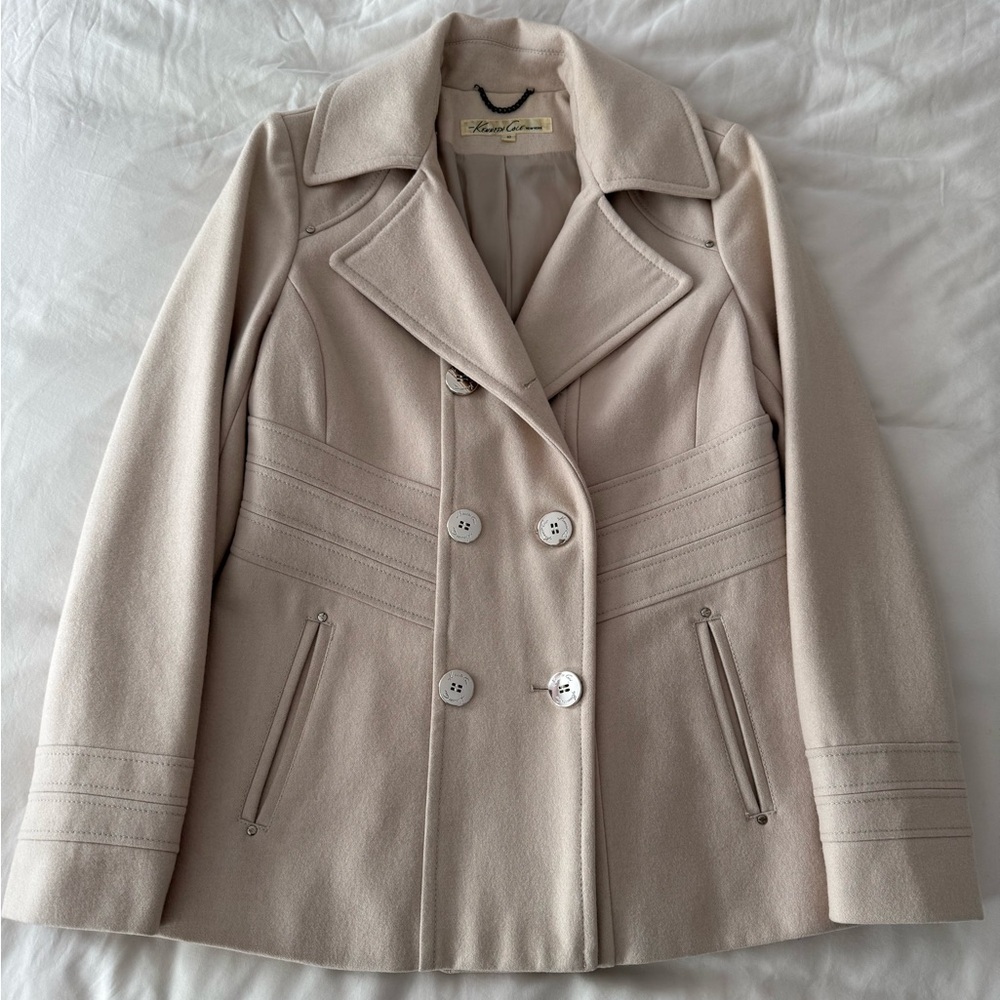 Kenneth Cole Double-Breasted Pea Coat